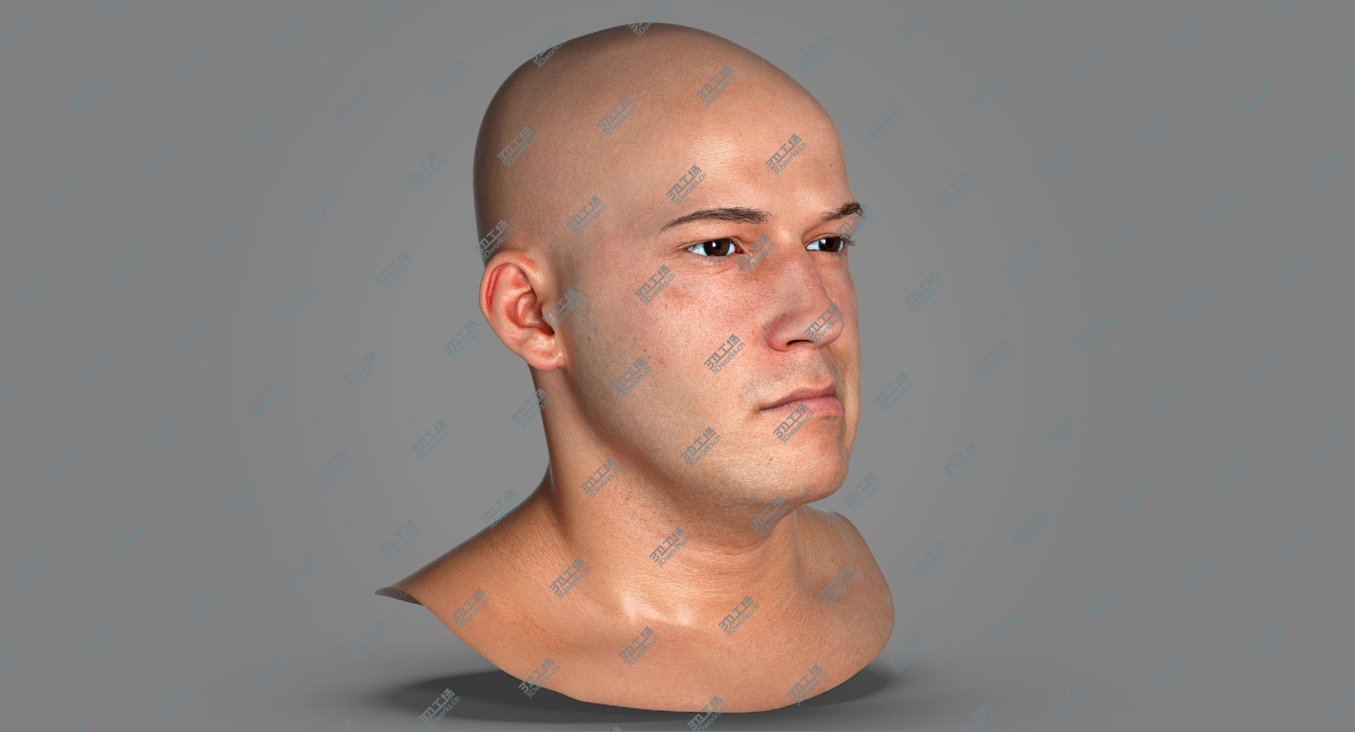 images/goods_img/202105073/Real PBR Marcus Human Head Jaw Sideways Left AU30 3D model/3.jpg